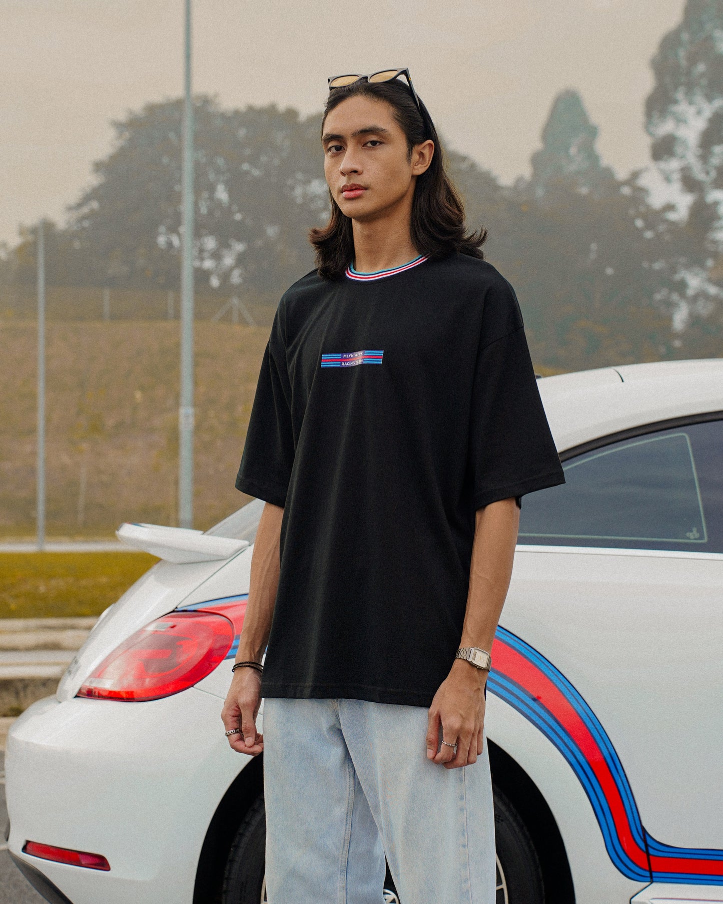Racing Heritage Tee - Jet Black