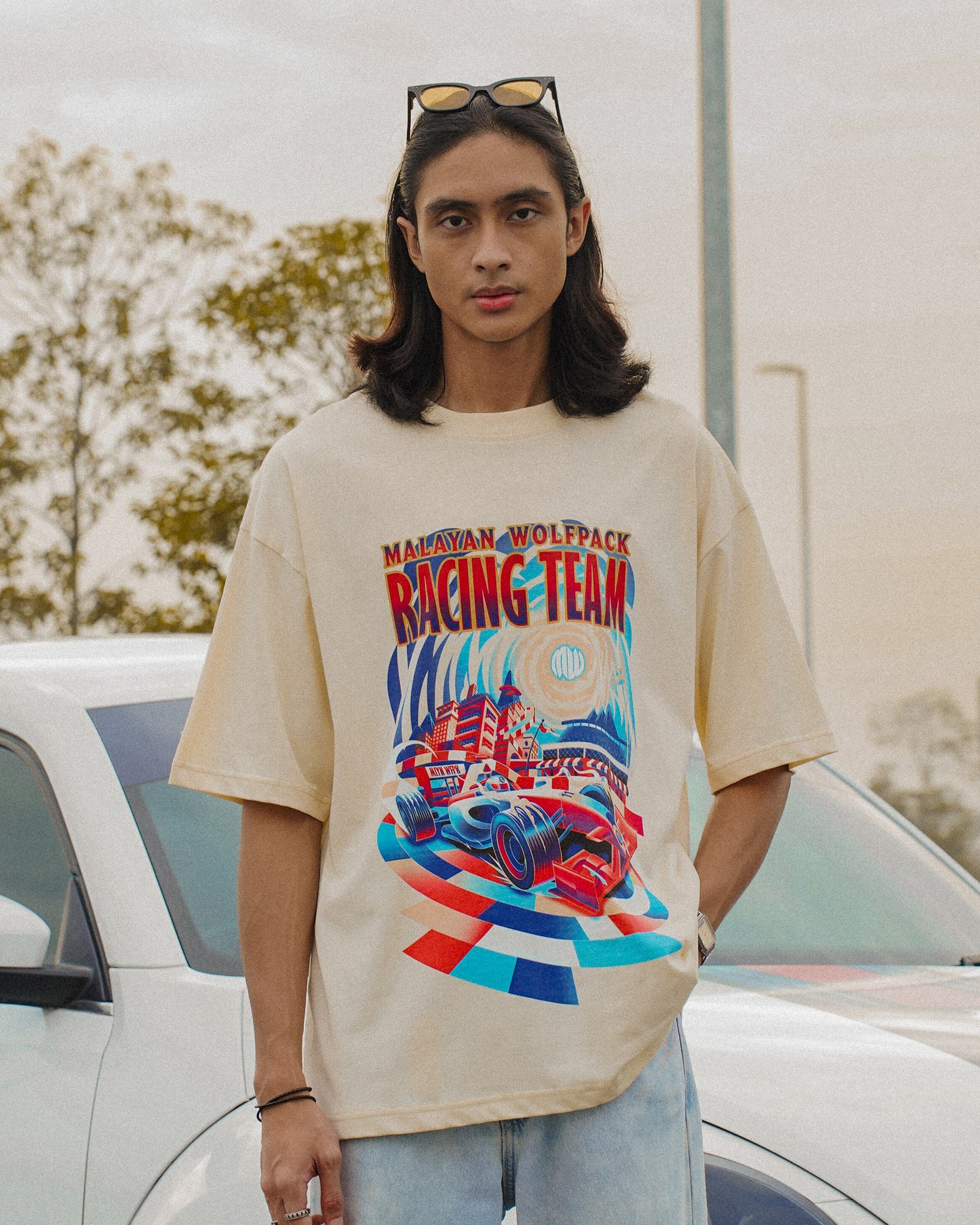 Speedster Tee - Antique White