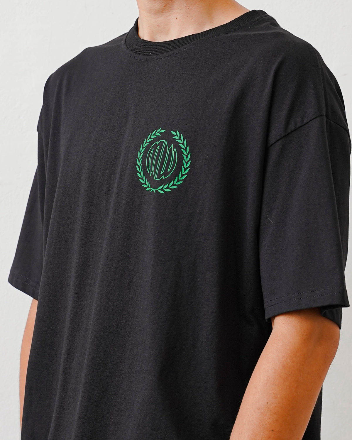 Laurel Ambigram T-Shirt - Jet Black