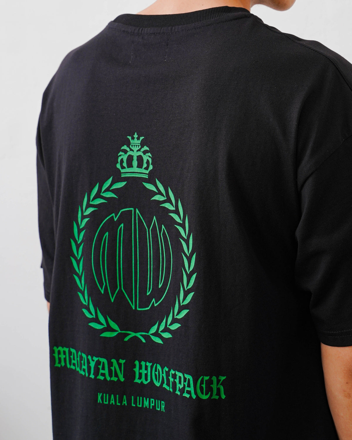 Laurel Ambigram T-Shirt - Jet Black