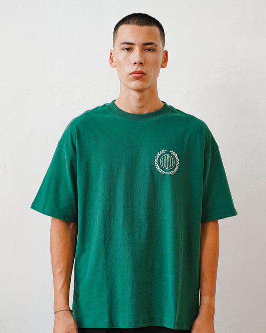 Laurel Ambigram T-Shirt - Racing Green