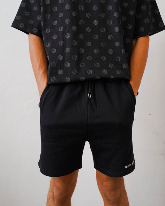 Block Logo Shorts - Jet Black