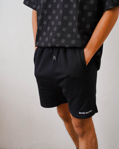 Block Logo Shorts - Jet Black