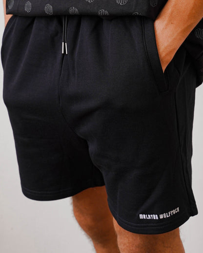 Block Logo Shorts - Jet Black